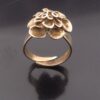 Hannu Ikonen for Valo-Koru, bronze reindeer moss ring, Finland (S+629) SOLD - Image 4