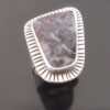 The Dreamer, boulder opal set silver ring, probably North American First Nation, 1980s (Ref S+638) SOLD