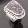 The Dreamer, boulder opal set silver ring, probably North American First Nation, 1980s (Ref S+638) SOLD - Image 2