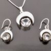 Karl Laine, for Sten & Laine, rock crystal set silver pendant on chain, Finland, circa 1975 (Ref S+649) SOLD - Image 7