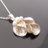 Theresia Hvorslev for Mema, cultured pearl set silver pendant on chain, Sweden, 1982 (Ref S+645) SOLD - Image 2