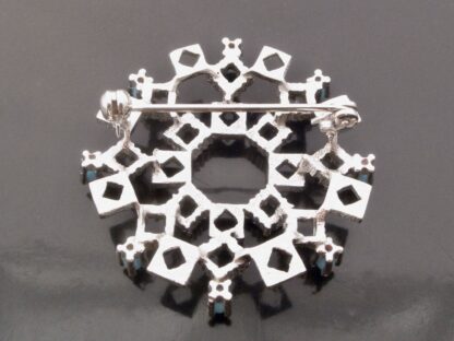 Anonymous, simulated turquoise set silver brooch, possibly German, circa 1970 (Ref S+642) SOLD - Image 4