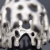 C W (unknown maker), cast silver modernist ring, Birmingham 1971 (Ref S+657) SOLD - Image 5