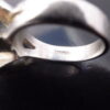 Henning Ulrichsen, rock crystal set silver ring, Denmark, circa 1975 (Ref S+658) SOLD - Image 7