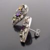 Anonymous, pair of gem set earstuds, Britain, 1950s (Ref S+666) SOLD - Image 3