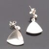 Unknown maker, pair of enamelled silver drop earrings, Sweden (attributed), circa 1962 (Ref S+527) SOLD - Image 3