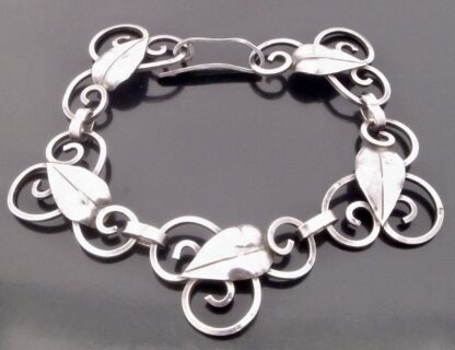 Gladys and Charles Mumford, Arts and Crafts silver bracelet, Falmouth, Cornwall, circa 1960 (Ref S+679) SOLD - Image 3