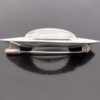 Elis Kauppi for Kupittaan Kulta, rock crystal set silver brooch, Finland, circa 1970 (Ref S+686) SOLD - Image 4