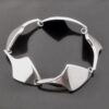 Bent Knudsen, silver bracelet, No. 16, Denmark, 1970 London import marks (Ref S+690) SOLD - Image 5