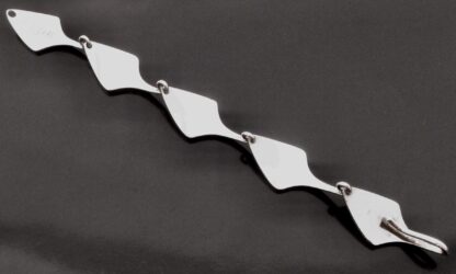 Bent Knudsen, silver bracelet, No. 16, Denmark, 1970 London import marks (Ref S+690) SOLD - Image 2