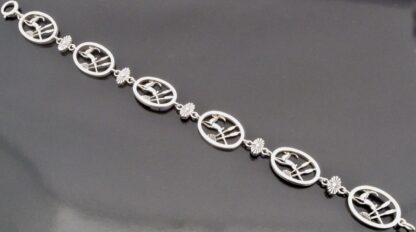 Geoffrey Bellamy, for George Tarratt Ltd, rare silver bracelet, Birmingham 1966 (Ref S+700) SOLD