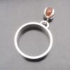 Kupittaan Kulta, kinetic carnelian silver ring, Finland, circa 1970 (Ref S+708) SOLD - Image 3