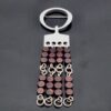 Anna-Greta Eker for Norway Designs Plus Studios, silver and wood fringed 'Tre' brooch, Norway, circa 1965 (Ref S+719HH)