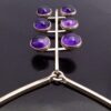 Niels Erik From, amethyst set silver pendant on chain, Denmark, circa 1972 (Ref S+718) SOLD - Image 5