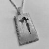 Anonymous, brutalist silver pendant, in the style of Sten and Laine of Finland (Ref S+728) SOLD