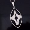 AW (not known), amethyst set silver pendant on chain, London 1971 (Ref S+754HH) SOLD - Image 4