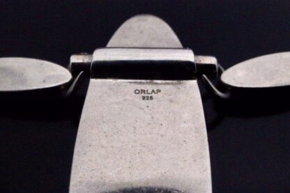 Orlap, mother of pearl set silver necklace, Sheffield, circa 2015 (Ref S+746HH) SOLD - Image 9