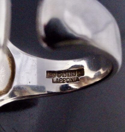 Björn Weckström for Lapponia, silver 'Zodiac' ring, Finland, 1987 (Ref S+745) - Image 8