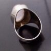 Sydney & Co, rose quartz set silver ring, Birmingham 1976 (Ref S+723) SOLD - Image 7