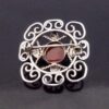 Gladys and Charles Mumford, Arts and Crafts carnelian set silver brooch, Falmouth, circa 1960 (Ref S+767) - Image 5