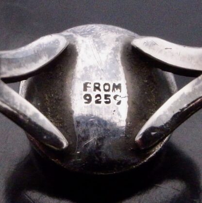 Niels Erik From, Baltic amber set silver ring, Denmark, circa 1970 (Ref S+737) SOLD - Image 4