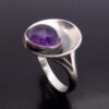 Niels Erik From, amethyst set silver ring, Denmark, circa 1970 (Ref S+726) SOLD - Image 5