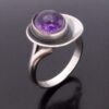 Niels Erik From, amethyst set silver ring, Denmark, circa 1970 (Ref S+726) SOLD - Image 6
