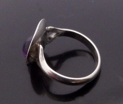 Niels Erik From, amethyst set silver ring, Denmark, circa 1970 (Ref S+726) SOLD - Image 7