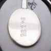 Victor Jansson, simulated pearl mounted silvered ceramic panel set silver pendant, Sweden, Lindesberg, 1987 (Ref S+774HH) SOLD - Image 5
