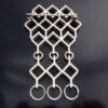 Jorma Laine for Kultateollisuus Ky, 813 standard silver 'Ruutu' brooch, Finland 1968 (Ref S+782) - Image 4