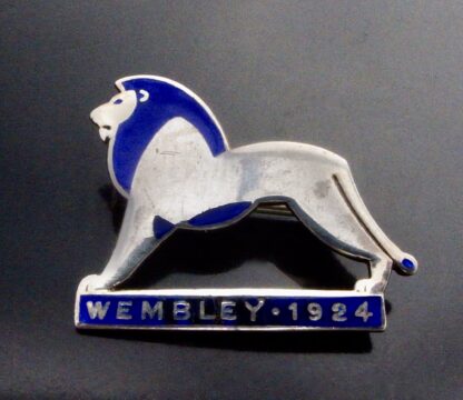 Charles Horner, enamel and silver British Empire Exhibition 1924 lion brooch (Ref S+781) SOLD