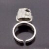 FGL (maker unknown), iron pyrites set 800 standard silver ring, continental, circa 1970 (Ref S+790) SOLD - Image 6