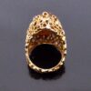 David Deakin (attributed) for Deakin & Francis, citrine drusy set 9 carat gold ring, Birmingham 1975 (Ref S+785) SOLD - Image 7
