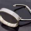 Jacob, rutilated quartz panel set silver bangle, France, circa 1970 (Ref S+792) SOLD - Image 6