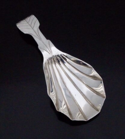 Caroline Lytton (Lady Caroline Mary Noel Lytton), Arts and Crafts style silver caddy spoon, London 1990 (Ref S+794) SOLD