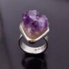 VKT (possibly Voitto Kalevi Tahvanainen) for Kalevala Koru, amethyst drusy set silver ring, Finland 1971 (Ref S+793) SOLD