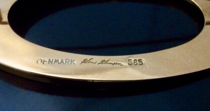 Bent Gabrielsen for Hans Hansen, 14 carat gold brooch, Denmark, 1960s (Ref S+797)SOLD - Image 5
