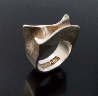 Björn Weckström for Lapponia, silver 'Sirene' ring, Finland, 1970 (Ref S+798) SOLD - Image 3