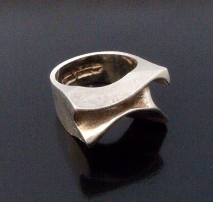 Björn Weckström for Lapponia, silver 'Sirene' ring, Finland, 1970 (Ref S+798) SOLD - Image 4