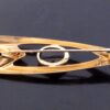 Nestor Westerback, smoky quartz set 14 carat gold brooch, Finland, 1959 (Ref S+796) SOLD - Image 4