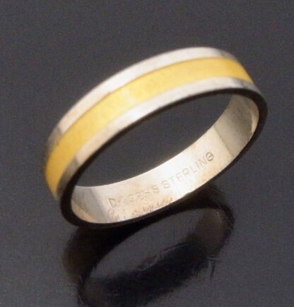 David-Andersen, silver and yellow enamel ring, Norway, circa 1978 (Ref S+826) SOLD - Image 2