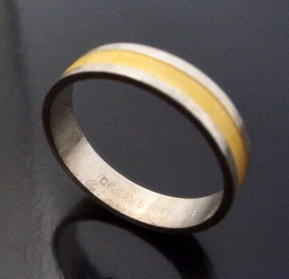 David-Andersen, silver and yellow enamel ring, Norway, circa 1978 (Ref S+826) SOLD - Image 3