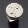 Candra Aktiebolag Atelje, cast silver ring, Sweden, 1969 (Ref S+832) SOLD - Image 2