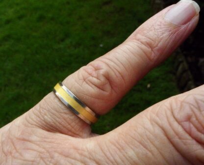 David-Andersen, silver and yellow enamel ring, Norway, circa 1978 (Ref S+826) SOLD - Image 5