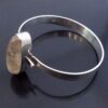 Anonymous, rutilated rock crystal set 835 standard silver bangle, German (possibly), circa 1970 (Ref S+821) SOLD - Image 3