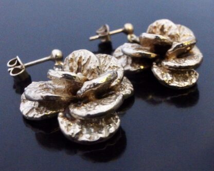 Theresia Hvorslev for Mema, pair of silver drop earrings, Sweden, circa 1978 (Ref S+814) SOLD - Image 4