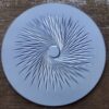 Conrah Crystillium (attributed), rare set of six aluminium machine cut drink mats, Wales, circa 1973 (Ref S+834) SOLD