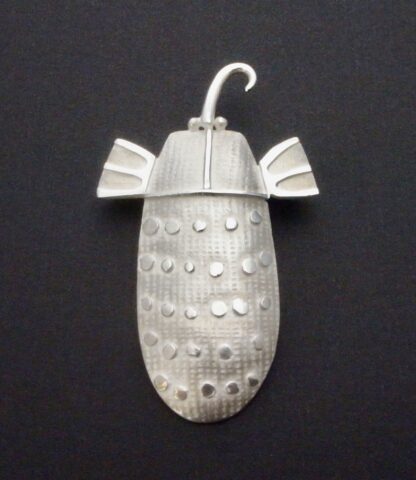 Sarah Parker-Eaton, silver 'Plankton Art' brooch, London, circa 2005 (Ref S+837) SOLD