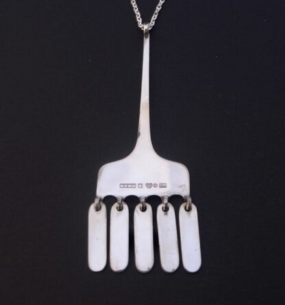 Mema, silver pendant on chain, Sweden, 1971 (Ref S+818HH) SOLD - Image 4