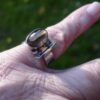 Elis Kauppi for Kupittaan Kulta (attributed), smoky quartz set silver ring, Finland, circa 1970 (Ref S+831) SOLD - Image 7